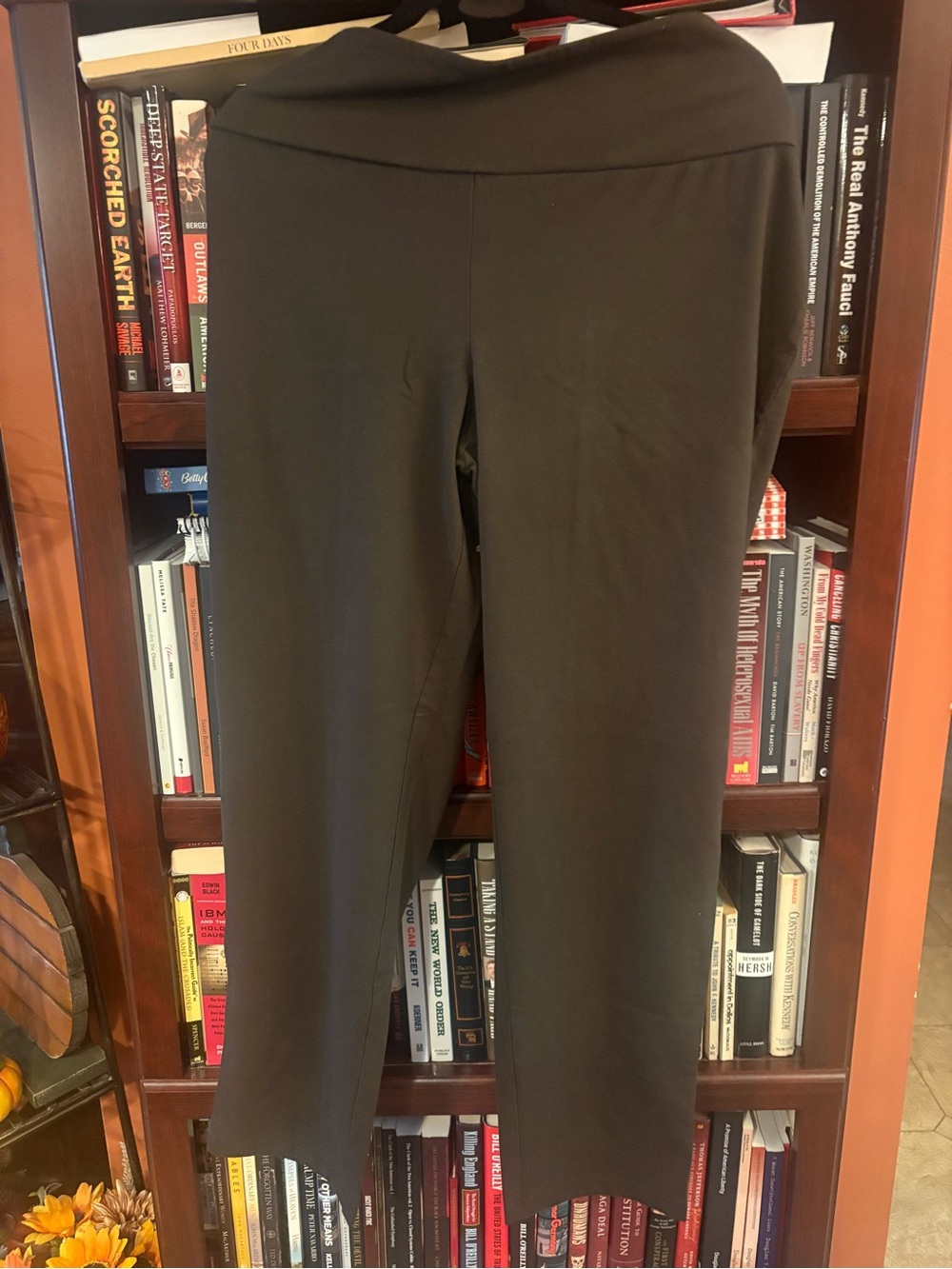 Women with Control Brown Slim Leg Pants